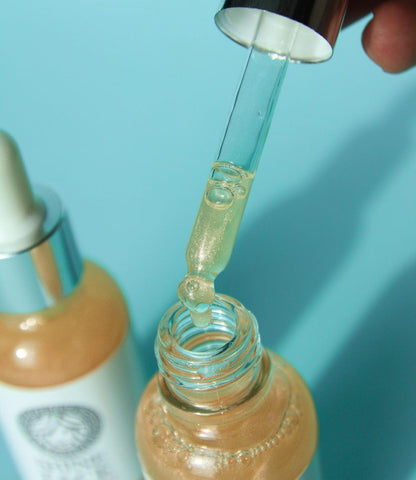 Photo oil with shimmer SHINEFACE GOLD