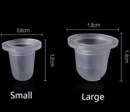 Silikonski čepići ovalni S/L