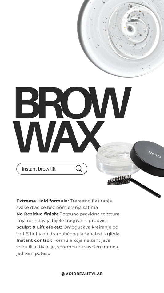 VOID BROW WAX